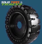 Solid Skid Steer Tires 12-16.5/ 33x12-20 Non-Directional