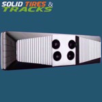 24" 600mm, 154mm pitch Chain-On Rubber Pad - Heavy Duty