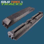 18" 450mm Clip-On Rubber Pad 154mm Pitch- Heavy Duty