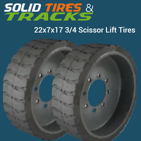 22x7x17 Scissor Lift Tires